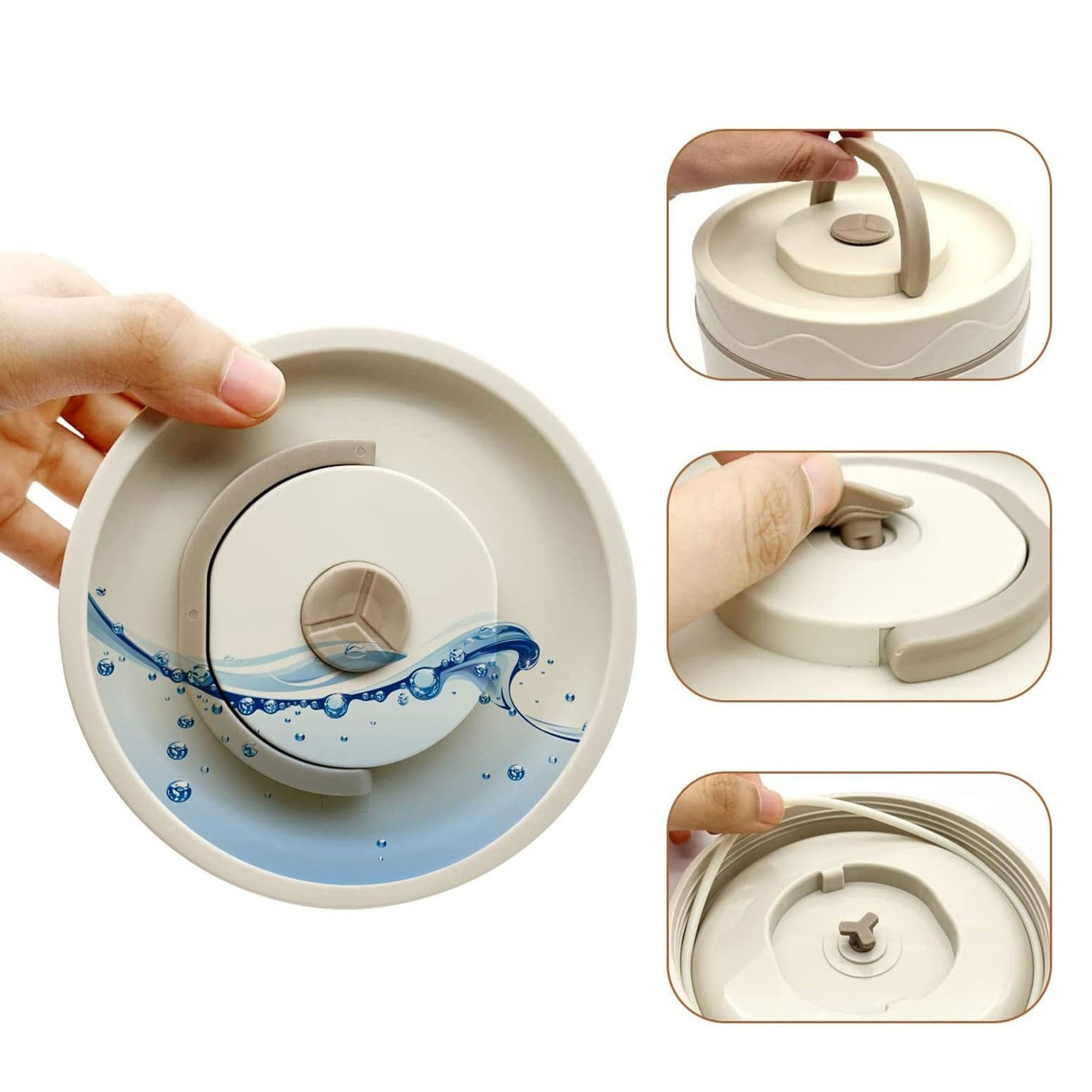 Portable food containers set waith specialbag